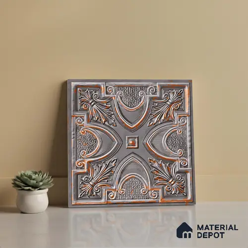 Patterned Look Wall Tile TL 09154 | Matte Finish 12 x 12 inch Ceramic Tile - 10 mm | Suitable For Kitchen, Bathroom, Bedroom & Office