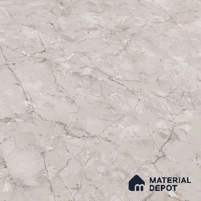 Budget Friendly Large Format Marble Floor & Wall Tile TL 01464 Foster Gray 6 ft x 4 ft Glossy Finish Vitrified Tile - 9 mm | Suitable For Living Room, Bedroom, Office | Adhesive and Spacers Must be Used During Installation