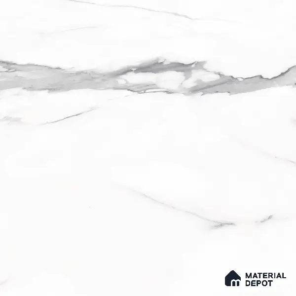 Budget Friendly Large Format Marble Floor & Wall Tile TL 01476 Amber Statuario 6 ft x 4 ft Glossy Finish Vitrified Tile - 9 mm | Suitable For Living Room, Bedroom, Office | Adhesive and Spacers Must be Used During Installation