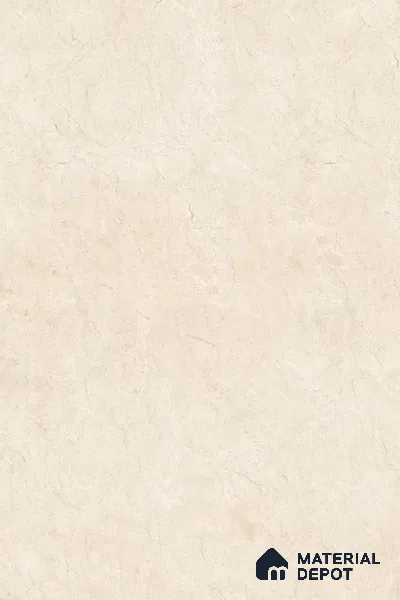 Large Format Marble Floor & Wall Tile TL 01469 Royal Crema Marfil 6 ft x 4 ft Glossy Finish Vitrified Tile - 9 mm | Suitable For Living Room, Bedroom, Office | Adhesive and Spacers Must be Used During Installation