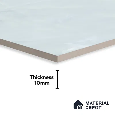 Large Format Marble Floor & Wall Tile TL 01467 Ocean Galaxy 6 ft x 4 ft Glossy Finish Vitrified Tile - 9 mm | Suitable For Living Room, Bedroom, Office | Adhesive and Spacers Must be Used During Installation