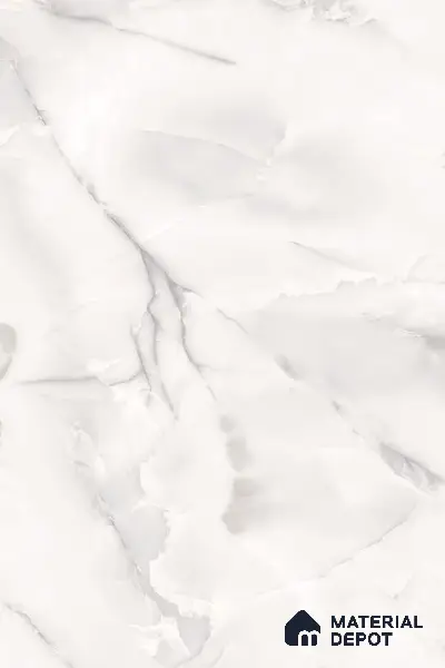 Large Format Marble Floor & Wall Tile TL 01466 Mercato Onyx 6 ft x 4 ft Glossy Finish Vitrified Tile - 9 mm | Suitable For Living Room, Bedroom, Office | Adhesive and Spacers Must be Used During Installation