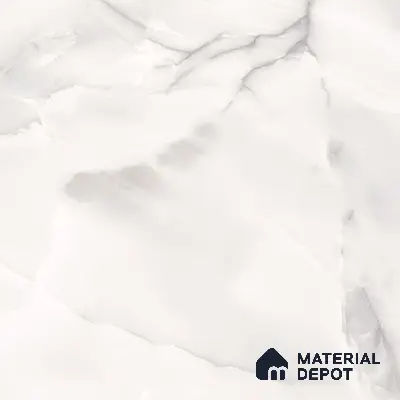 Large Format Marble Floor & Wall Tile TL 01466 Mercato Onyx 6 ft x 4 ft Glossy Finish Vitrified Tile - 9 mm | Suitable For Living Room, Bedroom, Office | Adhesive and Spacers Must be Used During Installation