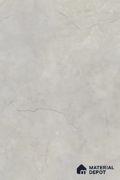 Large Format Marble Floor & Wall Tile TL 01478 Montana Steel 6 ft x 4 ft Glossy Finish Vitrified Tile - 9 mm | Suitable For Living Room, Bedroom, Office | Adhesive and Spacers Must be Used During Installation