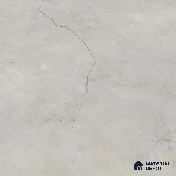 Large Format Marble Floor & Wall Tile TL 01478 Montana Steel 6 ft x 4 ft Glossy Finish Vitrified Tile - 9 mm | Suitable For Living Room, Bedroom, Office | Adhesive and Spacers Must be Used During Installation