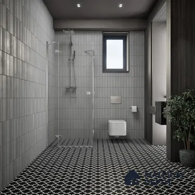 Moroccan Floor & Wall Tile TL 07650 Monochrome Arabesque Star 1 ft x 1 ft Matte Finish Vitrified Tile - 9 mm | Suitable For Bathroom, Kitchen, Entryway | Please Expect a Slight Variation of Pattern