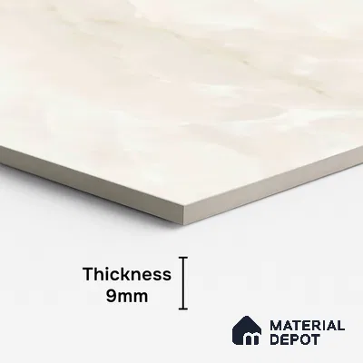 Marble Floor & Wall Tile TL 10175 LGV Polished Resilio Onyx 4 ft x 2 ft Glossy Finish Vitrified Tile - 9 mm | Suitable For living Room, Bedroom, Bathroom | Random Designs