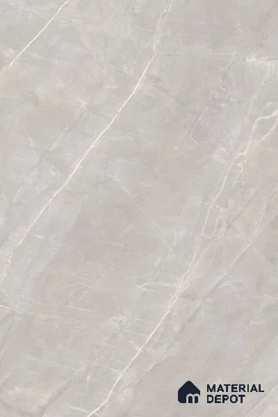 Marble Floor & Wall Tile TL 10181 D Tiffancy Grey 6 ft x 4 ft Pearl Finish Vitrified Tile - 9 mm | Suitable For Living Room, Bedroom & Dining Area