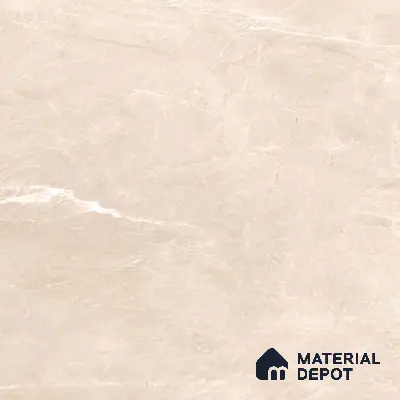 Marble Floor & Wall Tile TL 10196 SHG Magnum Crema 6 ft x 4 ft Glossy Finish Vitrified Tile - 9 mm | Suitable For living Room, Bedroom, Bathroom | Adhesive and Spacers Must be Used During Installation
