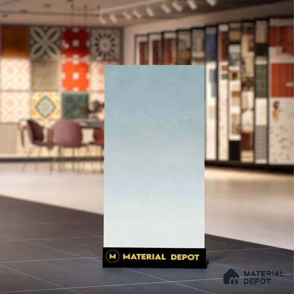 Stone Floor & Wall Tile TL 07695 Skiffar Aqua 4 ft x 2 ft Matte Finish Vitrified Tile - 9 mm |  | Suitable For Living Room, Bedroom, Bathroom | Random Designs