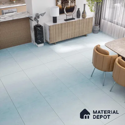 Stone Floor & Wall Tile TL 07695 Skiffar Aqua 4 ft x 2 ft Matte Finish Vitrified Tile - 9 mm |  | Suitable For Living Room, Bedroom, Bathroom | Random Designs