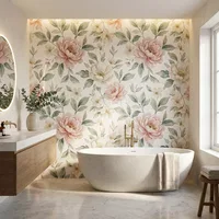 Floral Bathroom Wall Tiles