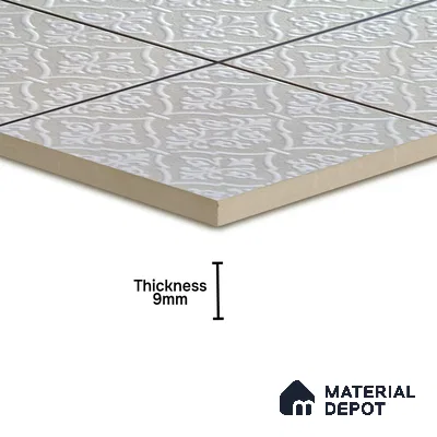 Patterned Wall Tile TL 05893 Spactra 148 mm x 148 mm Vitrified - 9 mm | Handcrafted | Suitable For Living Room, Bedroom, Kitchen