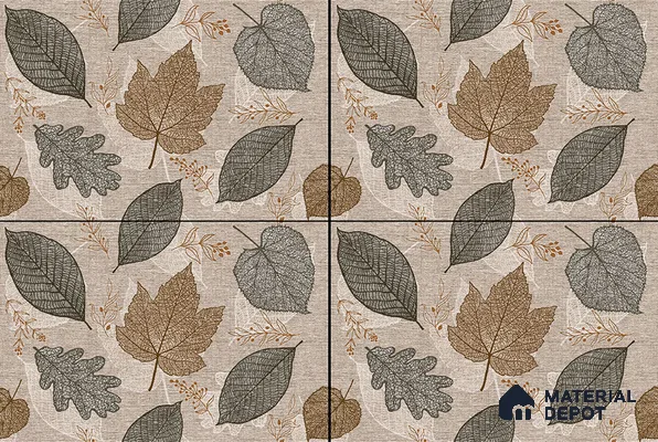 Budget Friendly Floral Wall Tile Value For Money TL 06231  18 x 12 inch - Ceramic Glossy Finish -7 mm  | Suitable for Kitchen & Bathroom