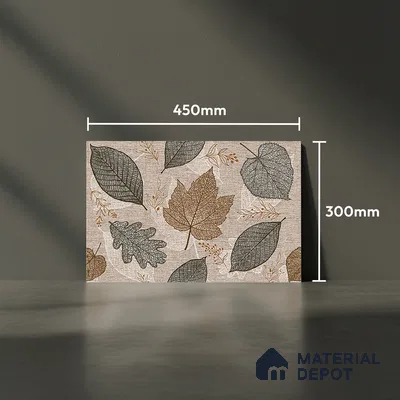 Budget Friendly Floral Wall Tile Value For Money TL 06231  18 x 12 inch - Ceramic Glossy Finish -7 mm  | Suitable for Kitchen & Bathroom