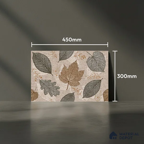 Budget Friendly Floral Wall Tile Value For Money TL 06231  18 x 12 inch - Ceramic Glossy Finish -7 mm  | Suitable for Kitchen & Bathroom