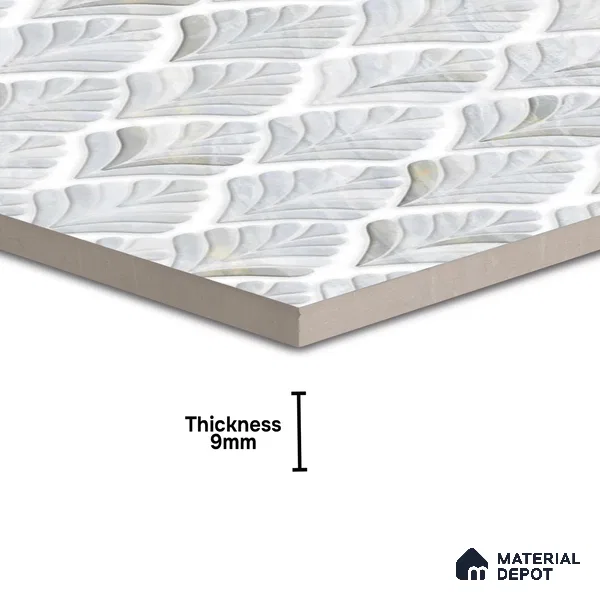 Moroccan Look Floor & Wall Tile TL 06148 Antares 2 ft x 2 ft Sinker Finish Vitrified Tile - 9 mm | Suitable For Kitchen, Accent/Feature Wall, Bathroom | Please Expect a Slight Variation of Pattern