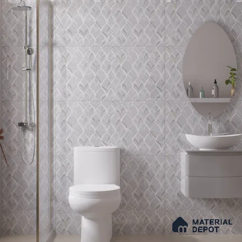Moroccan Look Floor & Wall Tile TL 06148 Antares 2 ft x 2 ft Sinker Finish Vitrified Tile - 9 mm | Suitable For Kitchen, Accent/Feature Wall, Bathroom | Please Expect a Slight Variation of Pattern