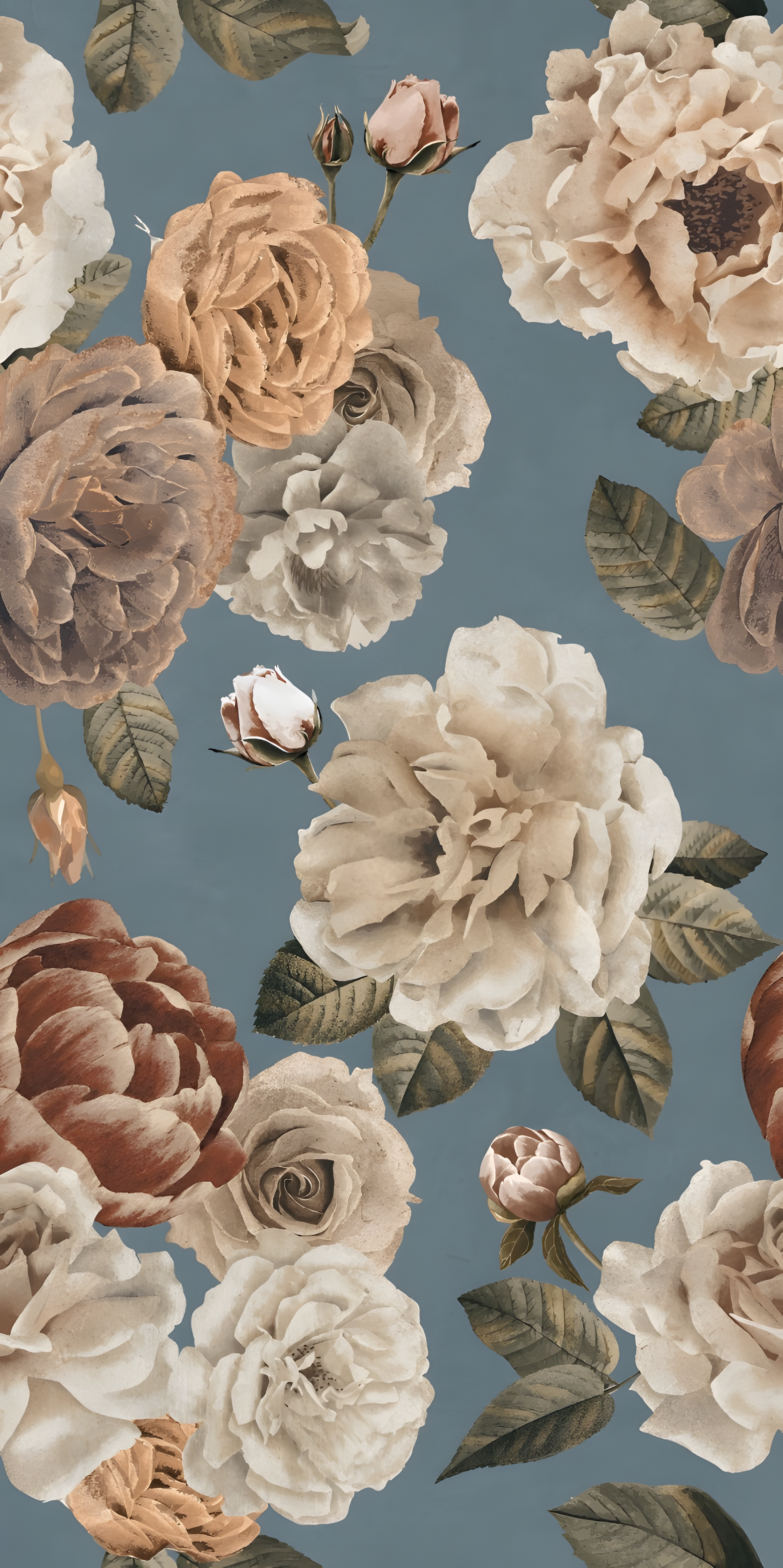 Floral Wall Tile TL 06306 E Florelle Reverie Petal 4 ft x 2 ft Vitrified Lustera Effect Feather Feel Matte Finish - 9 mm | Suitable for Bathroom, Accent/Feature Wall, Dining Area