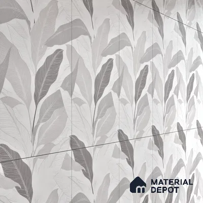 Tropical Wall Tile TL 06216 Fragrant Grey Enigma 4 ft x 2 ft Vitrified Matte Finish - 9 mm | Suitable for Bathroom, Accent/Feature Wall, Dining Area