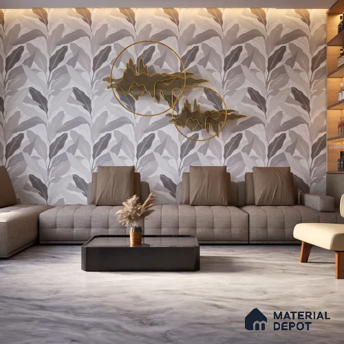Tropical Wall Tile TL 06216 Fragrant Grey Enigma 4 ft x 2 ft Vitrified Matte Finish - 9 mm | Suitable for Bathroom, Accent/Feature Wall, Dining Area