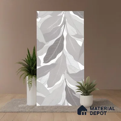 Tropical Wall Tile TL 06216 Fragrant Grey Enigma 4 ft x 2 ft Vitrified Matte Finish - 9 mm | Suitable for Bathroom, Accent/Feature Wall, Dining Area