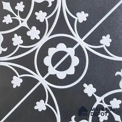 Patterned Wall Tile TL 05899 C Infinity 197 mm x 197 mm Vitrified - 9 mm | Handcrafted | Suitable For Living Room, Bedroom, Kitchen | Please Expect a Slight Variation of Pattern