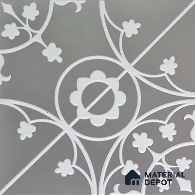 Patterned Wall Tile TL 05899 Infinity 197 mm x 197 mm Vitrified - 9 mm | Handcrafted | Suitable For Living Room, Bedroom, Kitchen | Please Expect a Slight Variation of Pattern