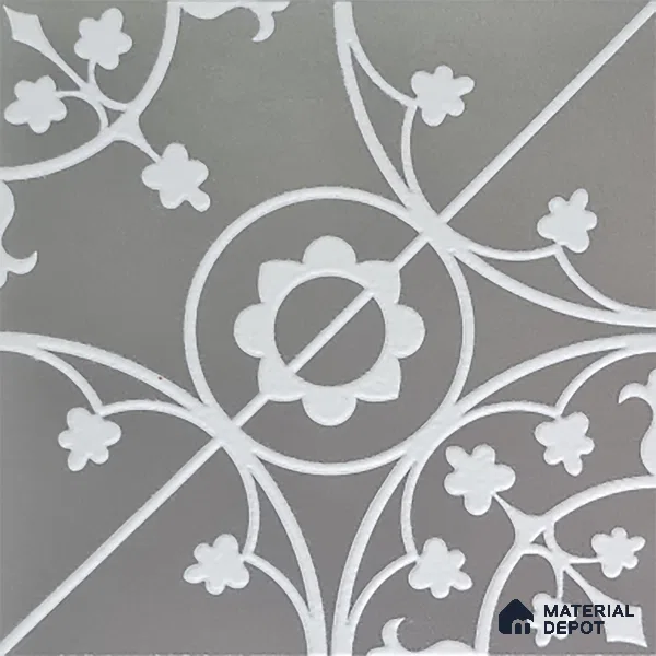 Patterned Wall Tile TL 05899 Infinity 197 mm x 197 mm Vitrified - 9 mm | Handcrafted | Suitable For Living Room, Bedroom, Kitchen | Please Expect a Slight Variation of Pattern