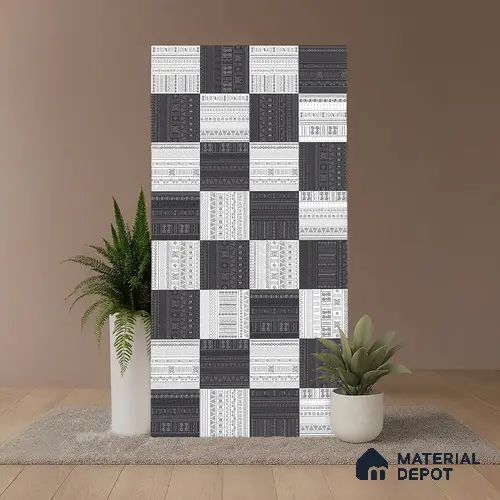Highlighter Wall Tile TL 06217 Fragrant Ivory Illusion 4 ft x 2 ft Vitrified Matte Finish - 9 mm | Suitable for Living Room, Bedroom, Bathroom & Kitchen