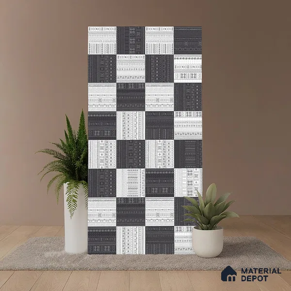 Highlighter Wall Tile TL 06217 Fragrant Ivory Illusion 4 ft x 2 ft Vitrified Matte Finish - 9 mm | Suitable for Living Room, Bedroom, Bathroom & Kitchen