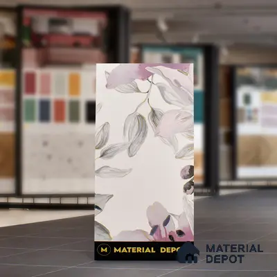 Floral Wall Highlighter Tile TL 05742 Jewel Bramble Beauty 4 ft x 2 ft Vitrified Matte Finish - 9 mm | Suitable for Living Room, Bedroom, Bathroom & Foyer