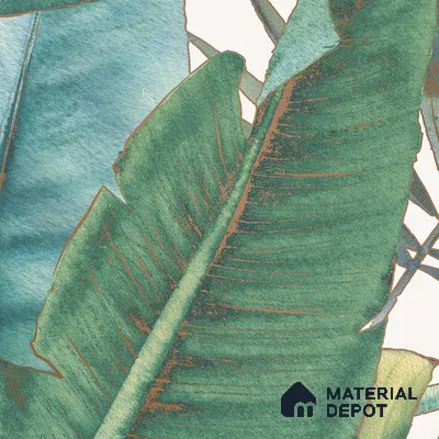 Tropical Wall Highlighter Tile TL 05740 Jewel Fresh Greenery 4 ft x 2 ft Vitrified Matte Finish - 9 mm | Suitable for Bathroom, Accent/Feature Wall, Foyer
