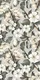 Floral Wall Tile TL 05547 Prestige Leaf Grey Decor 2 ft x 4 ft Vitrified Matte Finish - 9 mm | Suitable for Living Room, Bedroom, Bathroom | Image 1