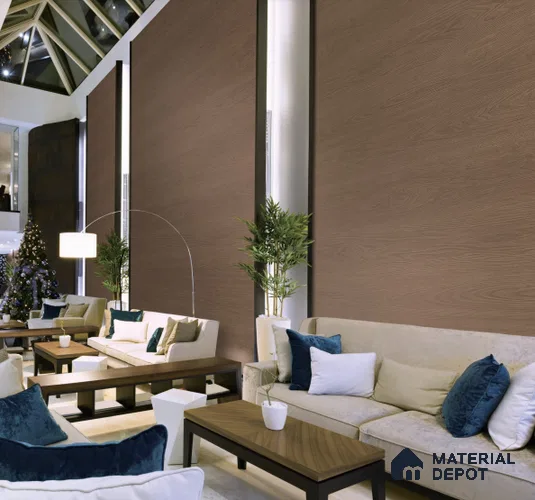 PW124 Walnut 1 Meter x 4 ft Classic Wood Series Film - 0.4 mm
