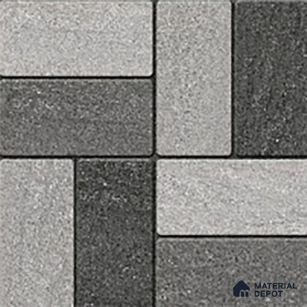 Budget Friendly Stone Look Value for Money Parking Foggy Grey Floor Tile 16 x 16 inch | TL 00657 A | Vitrified Matte Finish Tile - 12 mm | Suitable For Parking, Outdoor, Balcony & Terrace | Pattern Alignment May Vary | 2-3 mm Spacer is Mandatory