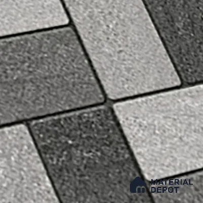 Budget Friendly Stone Look Value for Money Parking Foggy Grey Floor Tile 16 x 16 inch | TL 00657 A | Vitrified Matte Finish Tile - 12 mm | Suitable For Parking, Outdoor, Balcony & Terrace | Pattern Alignment May Vary | 2-3 mm Spacer is Mandatory
