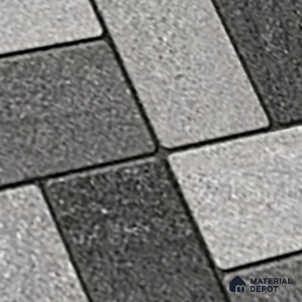 Budget Friendly Stone Look Value for Money Parking Foggy Grey Floor Tile 16 x 16 inch | TL 00657 A | Vitrified Matte Finish Tile - 12 mm | Suitable For Parking, Outdoor, Balcony & Terrace | Pattern Alignment May Vary | 2-3 mm Spacer is Mandatory