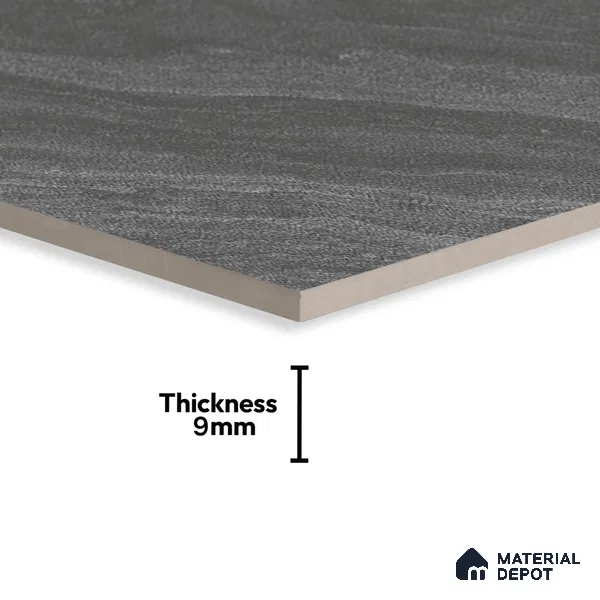Marble Floor & Wall Tile | TL 00680 Foggy Grey 4 ft x 2 ft Matte Finish Full Body Vitrified Tile - 9 mm | Suitable For Living Room, Bedroom, Dining Area