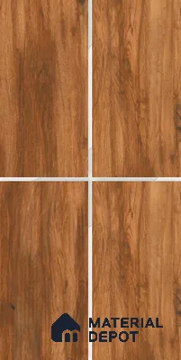 TL 03069 Frisson Brown 4 ft x 2 ft Matte Finish Wooden Look Tile - 9 mm (Random 3)