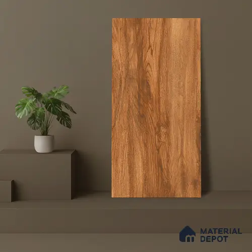 TL 03069 Frisson Brown 4 ft x 2 ft Matte Finish Wooden Look Tile - 9 mm (Random 3)