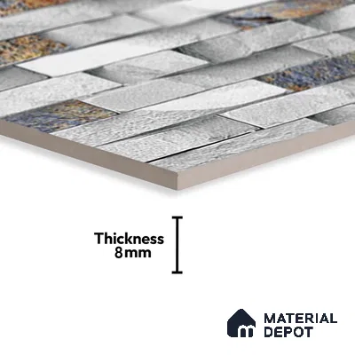 TL 05889 Frost Pearl 600x300 mm Sugar Finish Random Design Vitrified Elevation Wall Tile - 8 mm