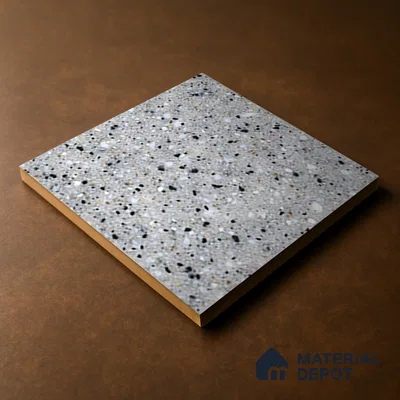 Parking Floor Tile TL 07557 Frostveil | 16 x 16 inch | Anti Skid Matte Finish Heavy Duty Vitrified Tile - 12 mm | Suitable For Outdoor, Terrace, Balcony | Pattern Alignment May Vary | 2-3 mm Spacer is Mandatory