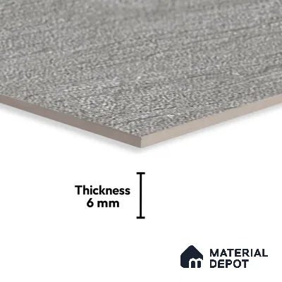 TL 01885 C Misty Grey Dark 18 x 12 inch Glossy Finish Ceramic Wall Tile - 6 mm