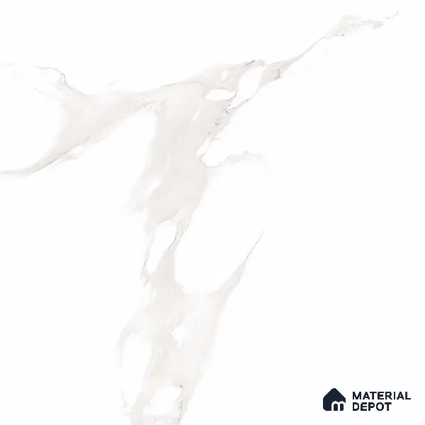 TL 02933 Frosty White 2 ft x 2 ft Glossy Finish Vitrified Floor & Wall Tile - 9.5 mm