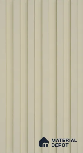 PN 06671 Plain Colour Look Louver 9.5 ft x 0.5 ft Texture Finish  - 18 mm | Suitable for Feature Wall, TV Unit & Living Room