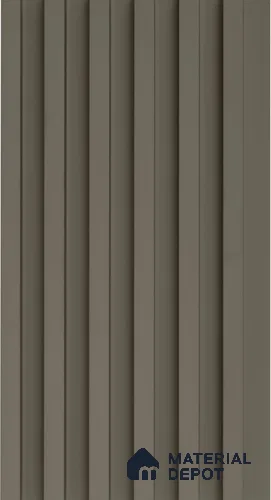 PN 06672 Plain Colour Look Louver 9.5 ft x 0.5 ft Texture Finish - 18 mm | Suitable for Feature Wall, TV Unit & Living Room