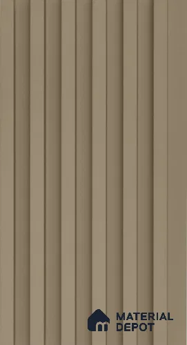 PN 06675 Plain Colour Look Louver 9.5 ft x 0.5 ft Texture Finish  - 18 mm | Suitable for Feature Wall, TV Unit & Living Room