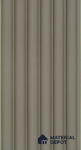 PN 06679 Plain Colour Look Louver 9.5 ft x 0.5 ft Texture Finish - 15 mm | Suitable for Feature Wall, TV Unit & Living Room