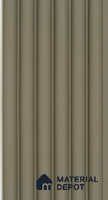 PN 06680 Plain Colour Look Louver 9.5 ft x 0.5 ft Texture Finish  - 15 mm | Suitable for Feature Wall, TV Unit & Living Room